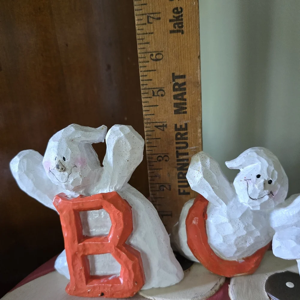 Boo ghost figurines - Picture 6 of 9